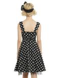 Black & White Polka Dot Swing Dress, , alternate