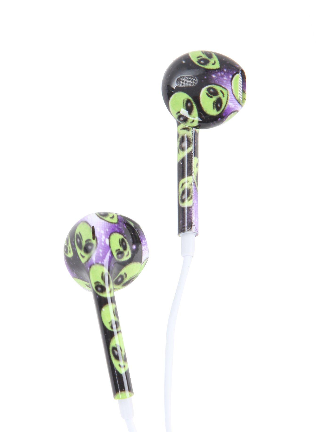 MiCase Alien Head Galaxy Earbuds, , alternate
