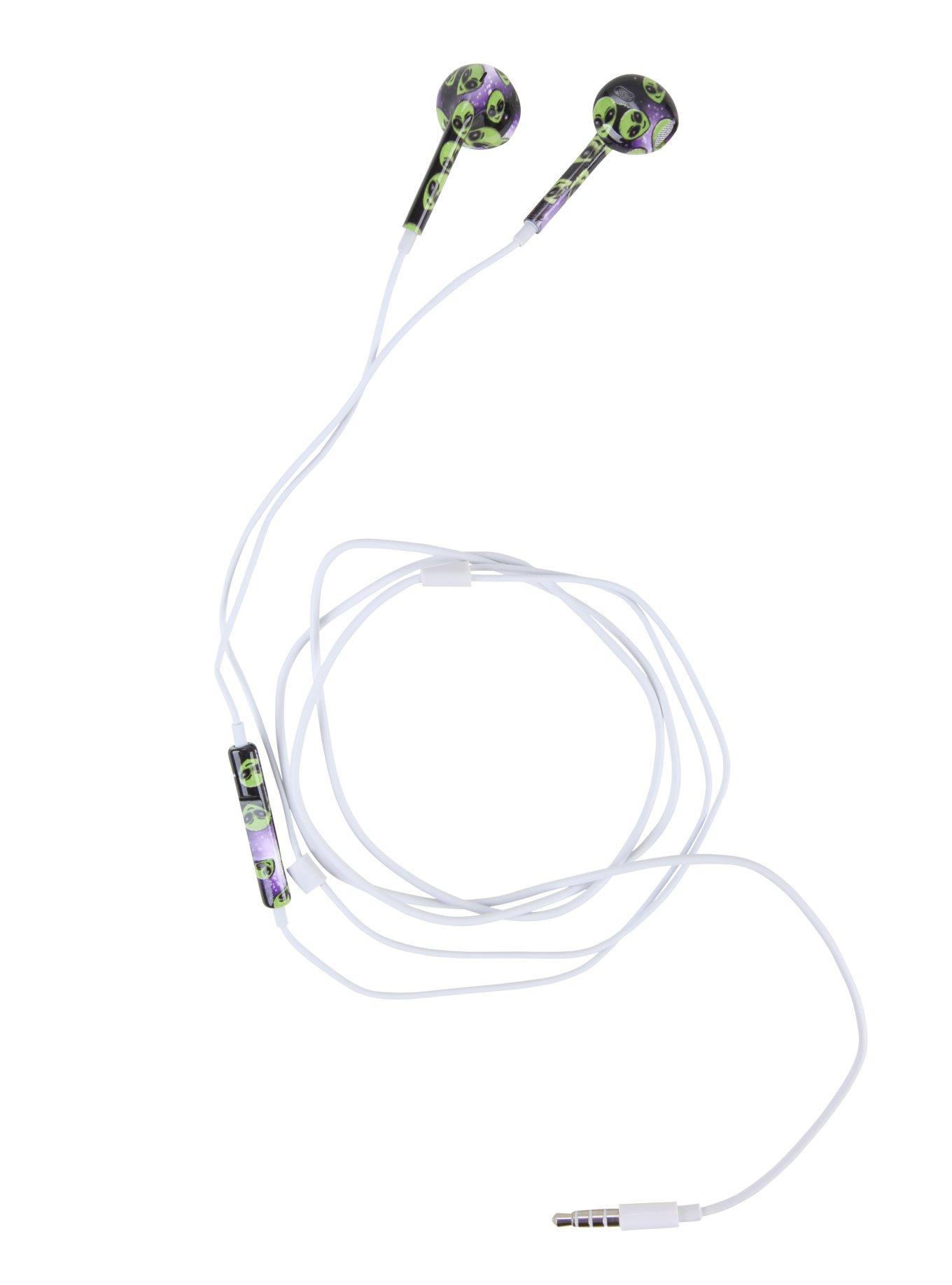 MiCase Alien Head Galaxy Earbuds, , alternate