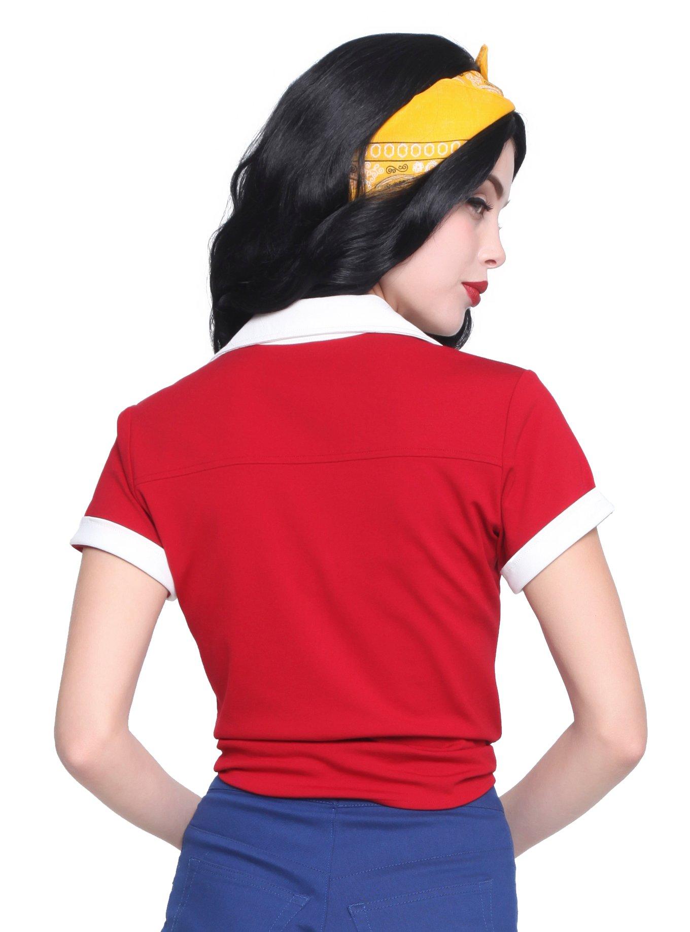 DC Comics Bombshells Wonder Woman Top, , alternate