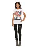 Ghost Town You're So Creepy Girls T-Shirt, , alternate