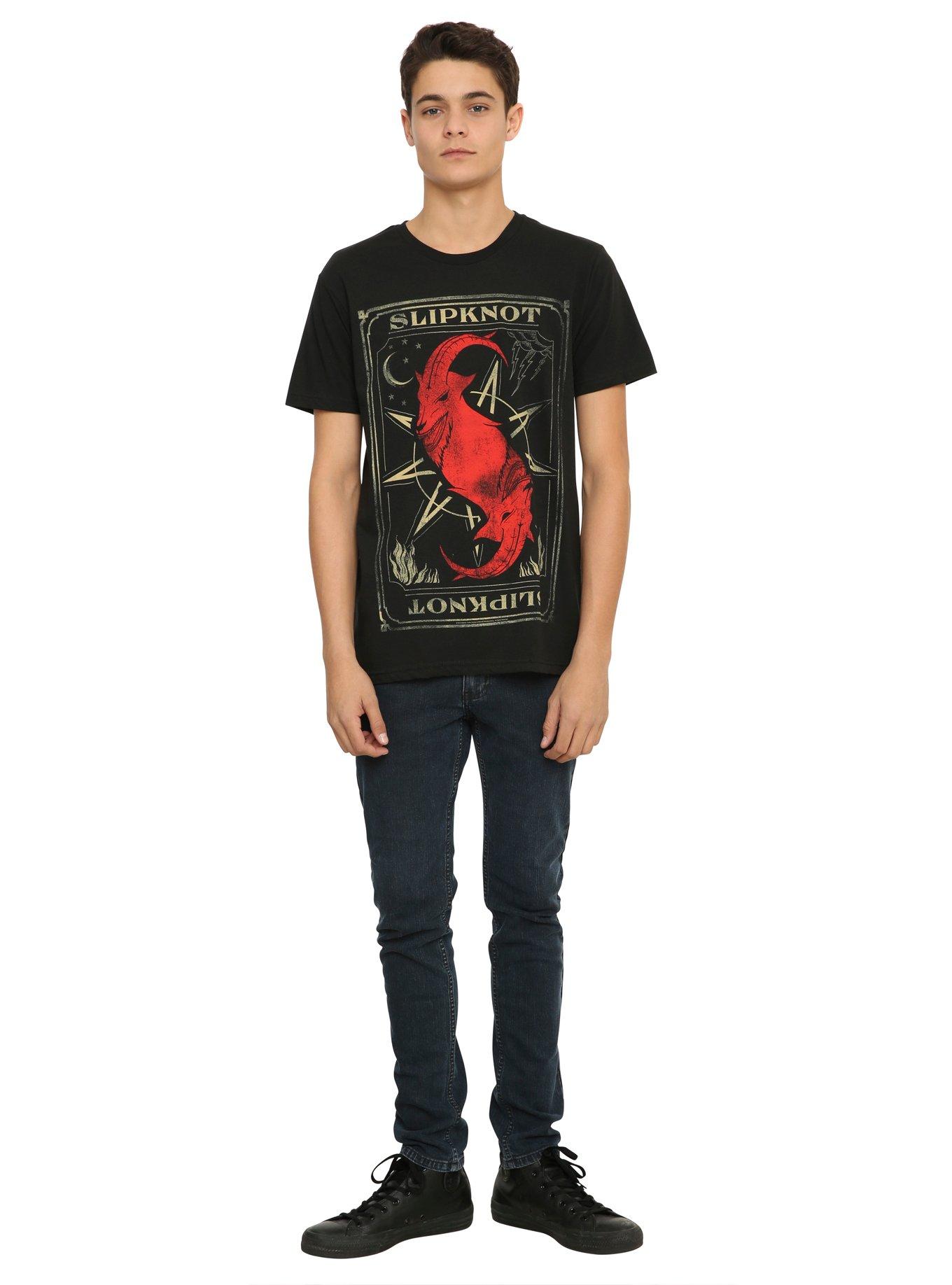 Slipknot Goat Head Tarot T-Shirt, , alternate