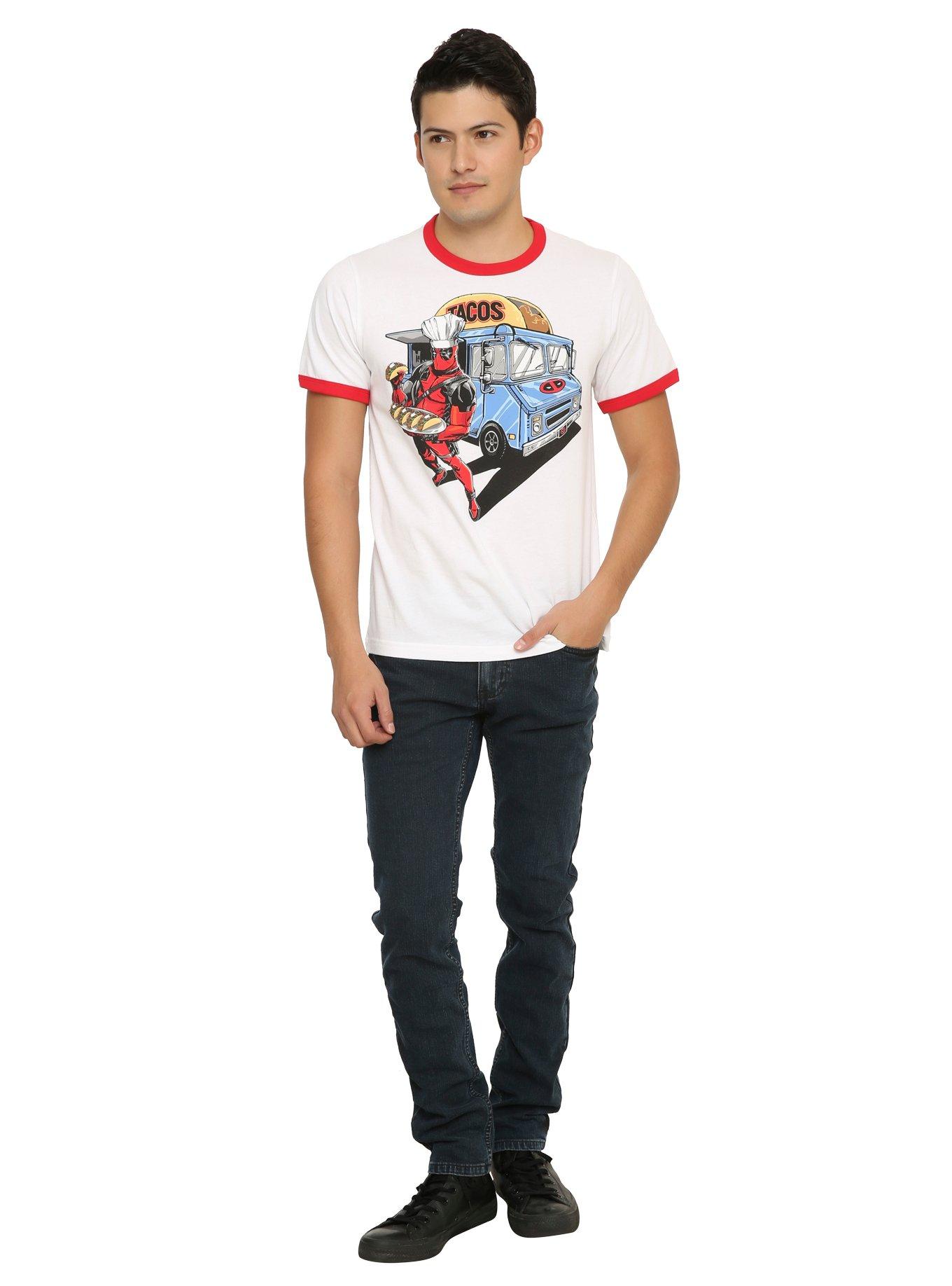 Marvel Deadpool Taco Truck Ringer T-Shirt, , alternate