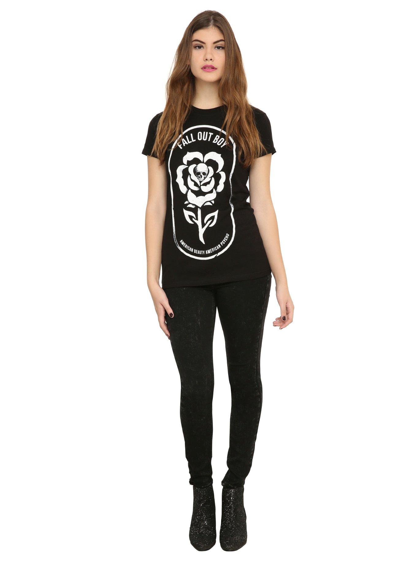 Fall Out Boy American Beauty/American Psycho Flower Girls T-Shirt, , alternate