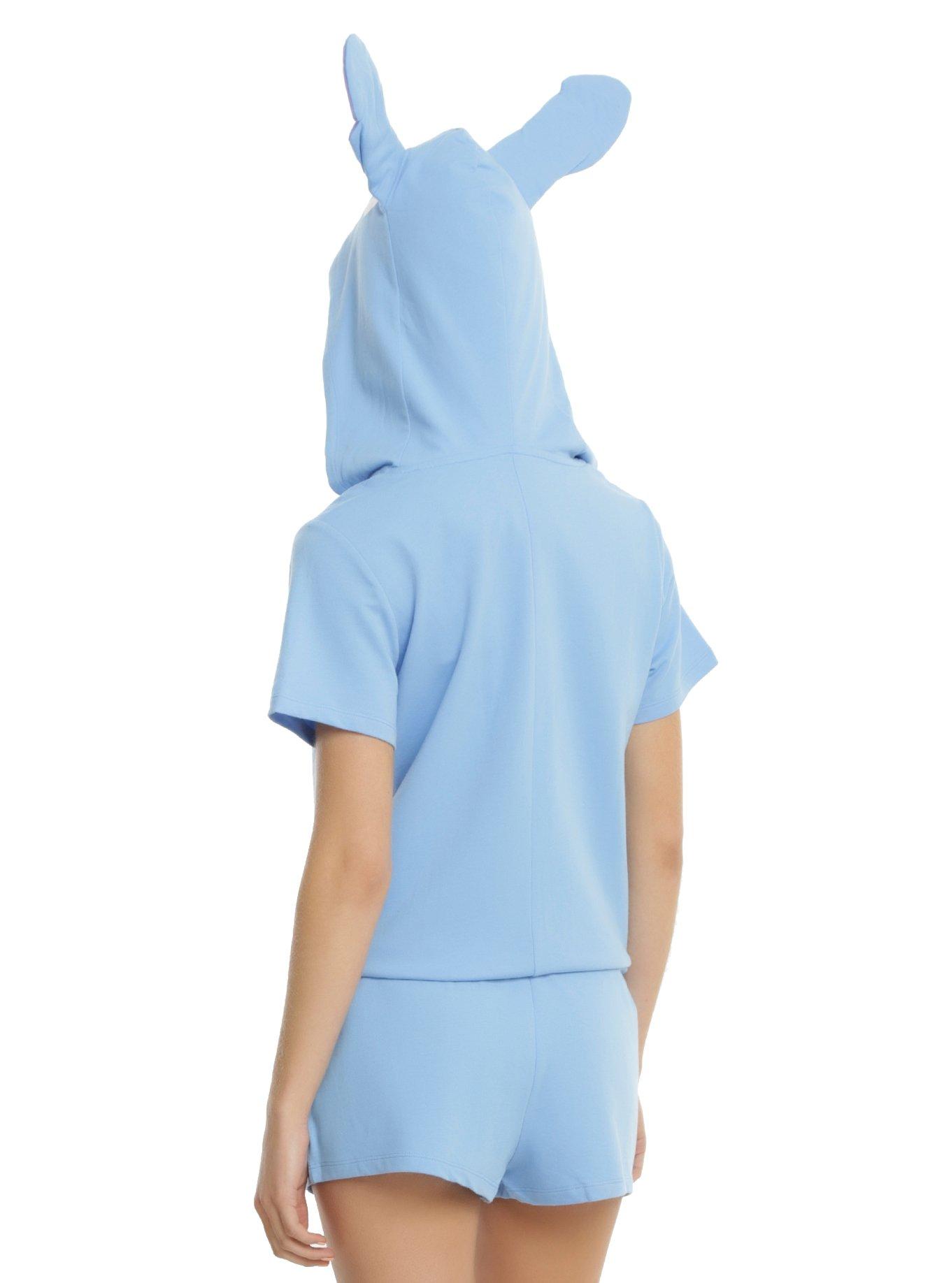 Disney Lilo & Stitch Hooded Cosplay Romper, , alternate