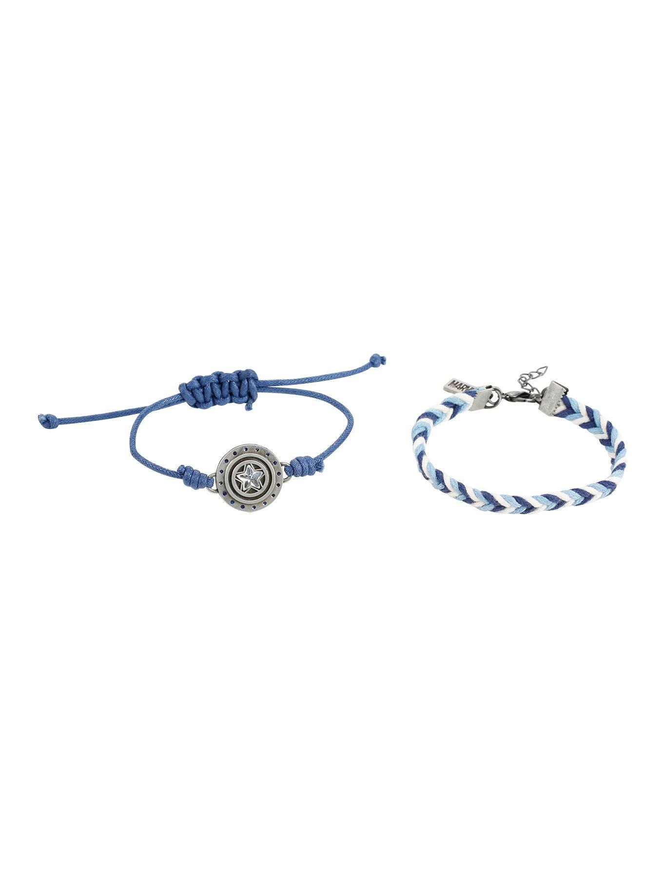 Marvel Captain America Shield Bracelet Set, , alternate