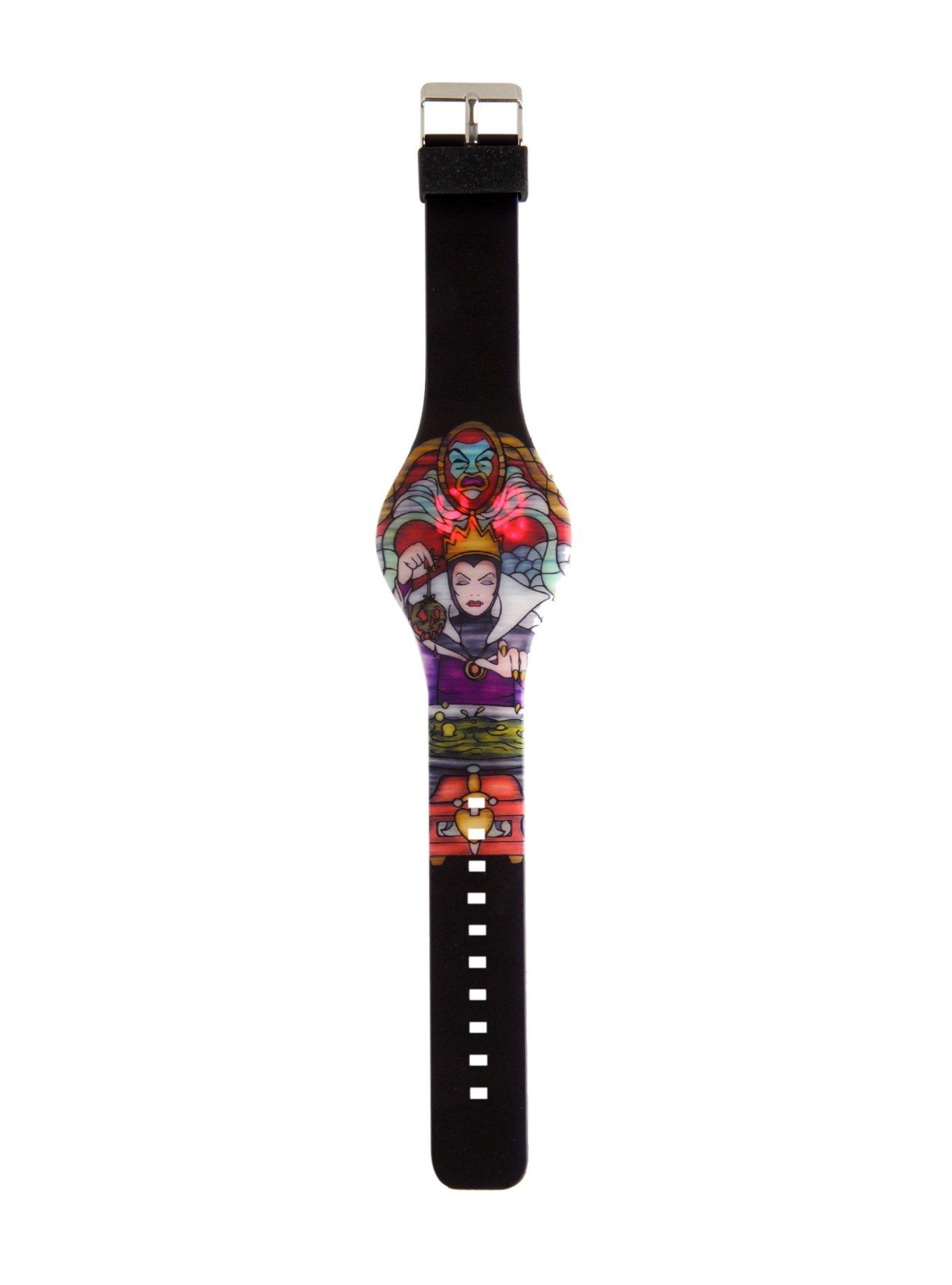 Disney Snow White Evil Queen LED Rubber Watch, , alternate