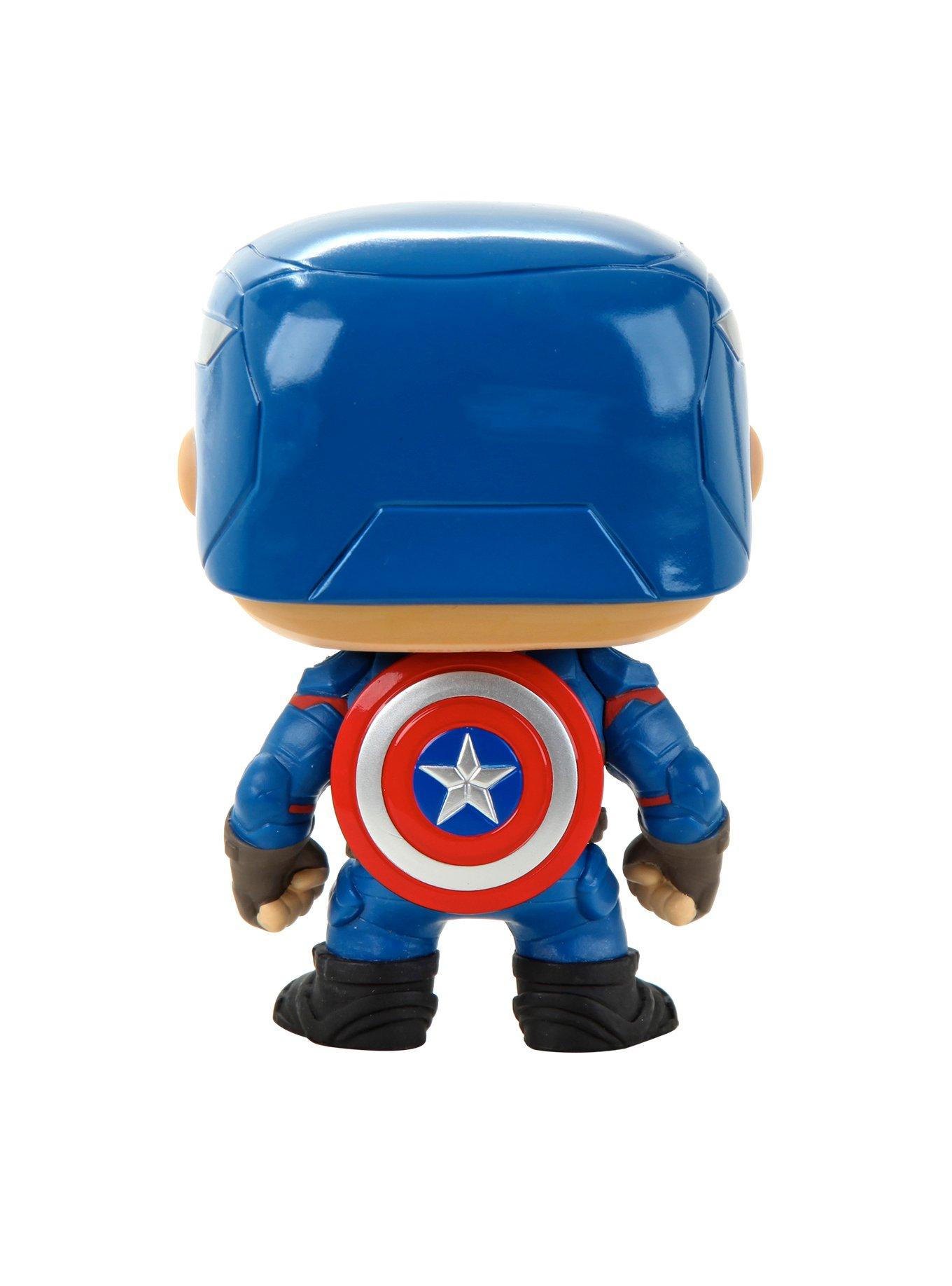 Funko Marvel Captain America: Civil War Pop! Captain America Vinyl Bobble-Head, , alternate
