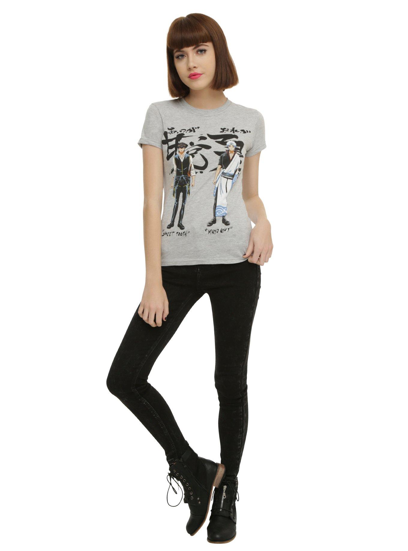 Gintama Sweet Tooth & Mayo Guy Girls T-Shirt, , alternate