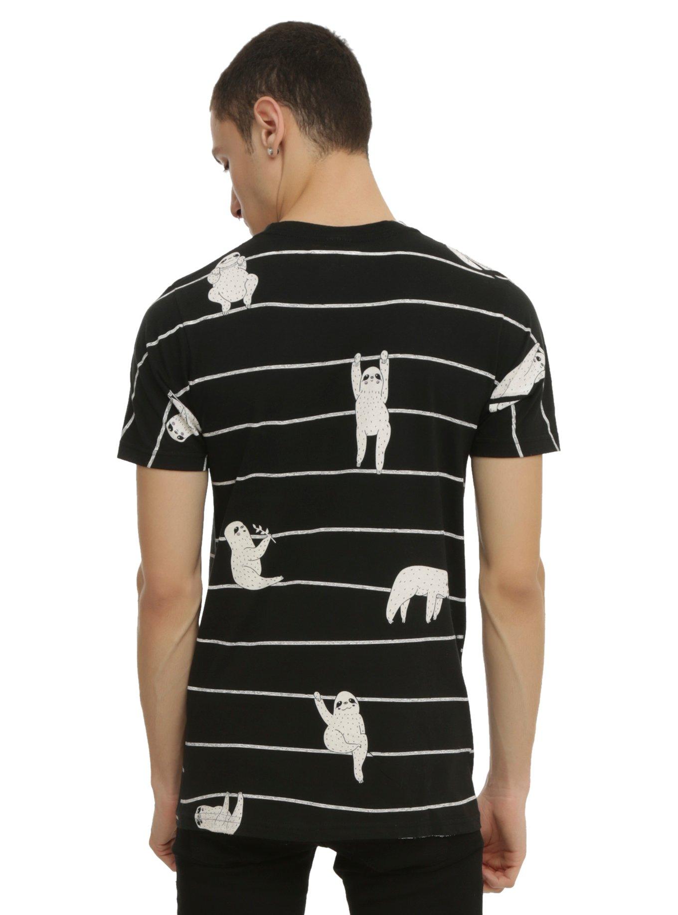 Sloth Stripe T-Shirt, , alternate