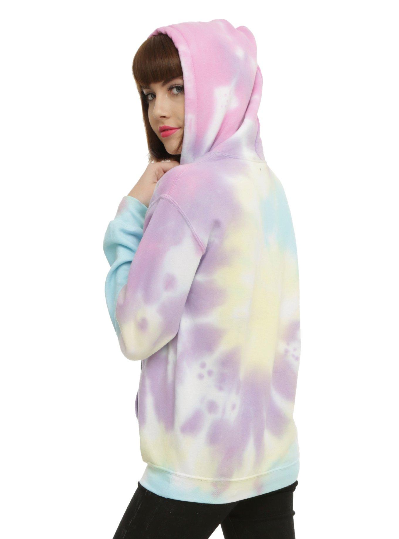 Pierce The Veil Palm Logo Tie Dye Girls Hoodie, , alternate