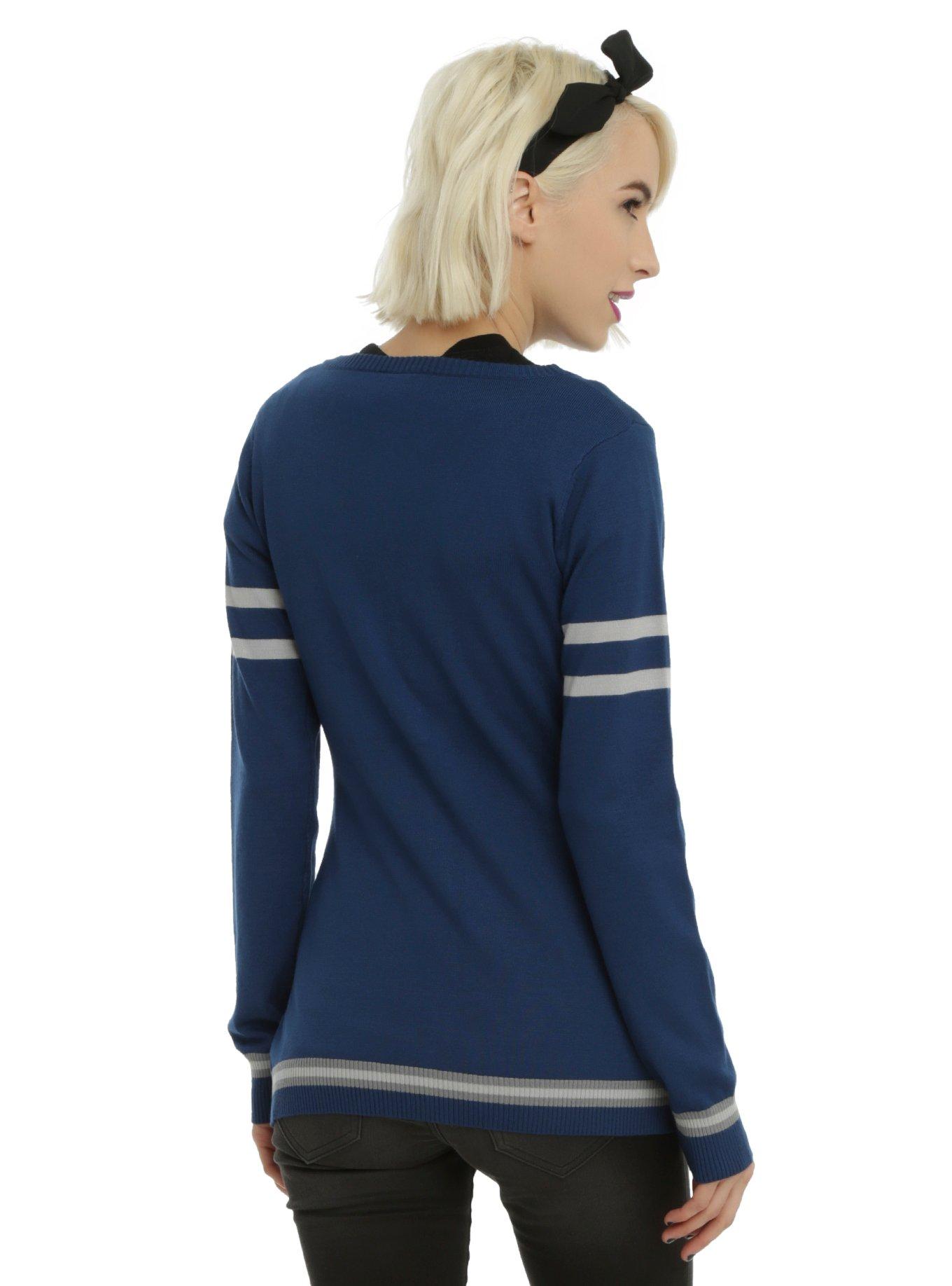 Harry Potter Ravenclaw Girls Cardigan, BLUE, alternate