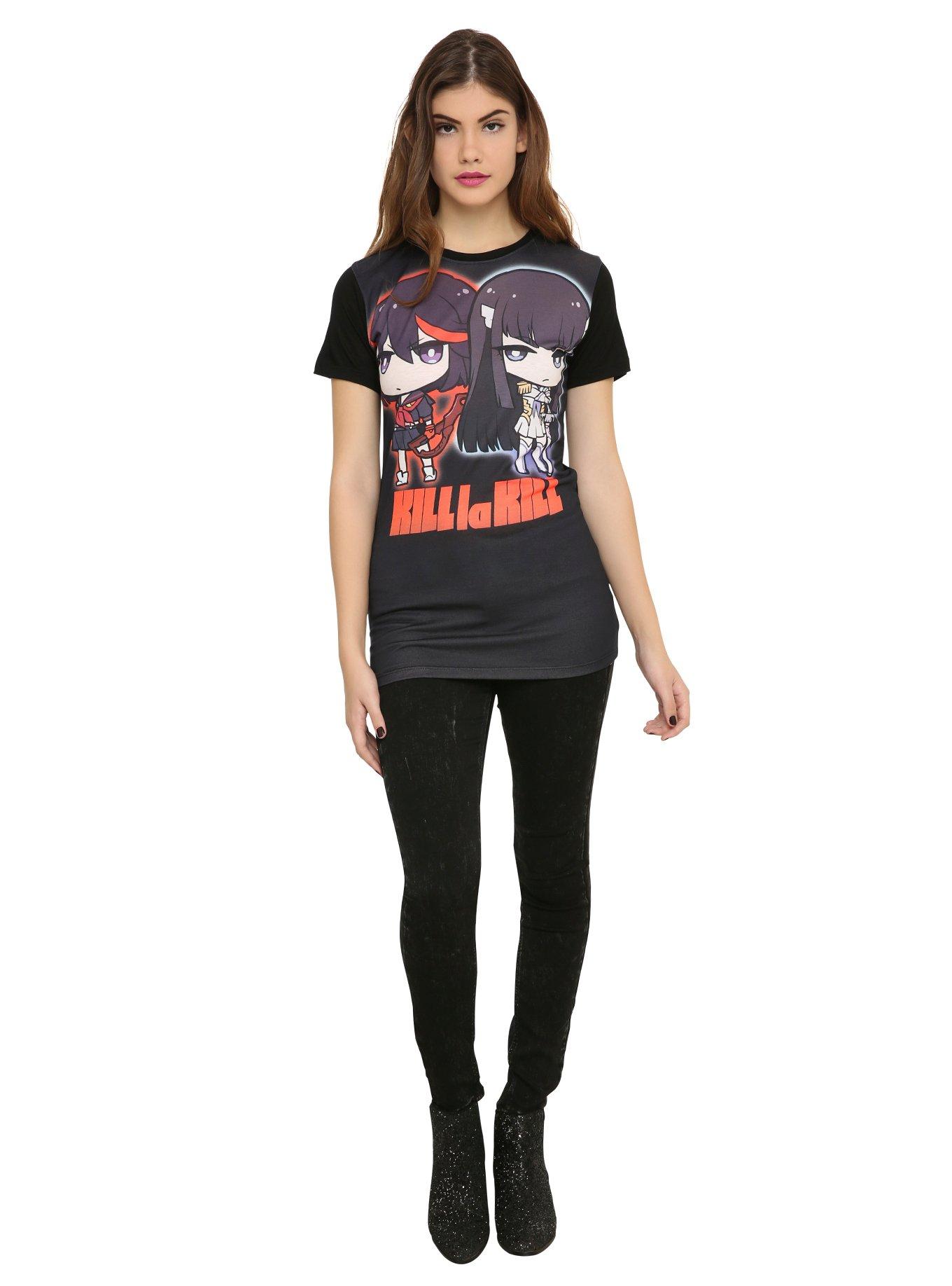 Kill La Kill Chibi Satsuki & Ryuko Girls T-Shirt, , alternate