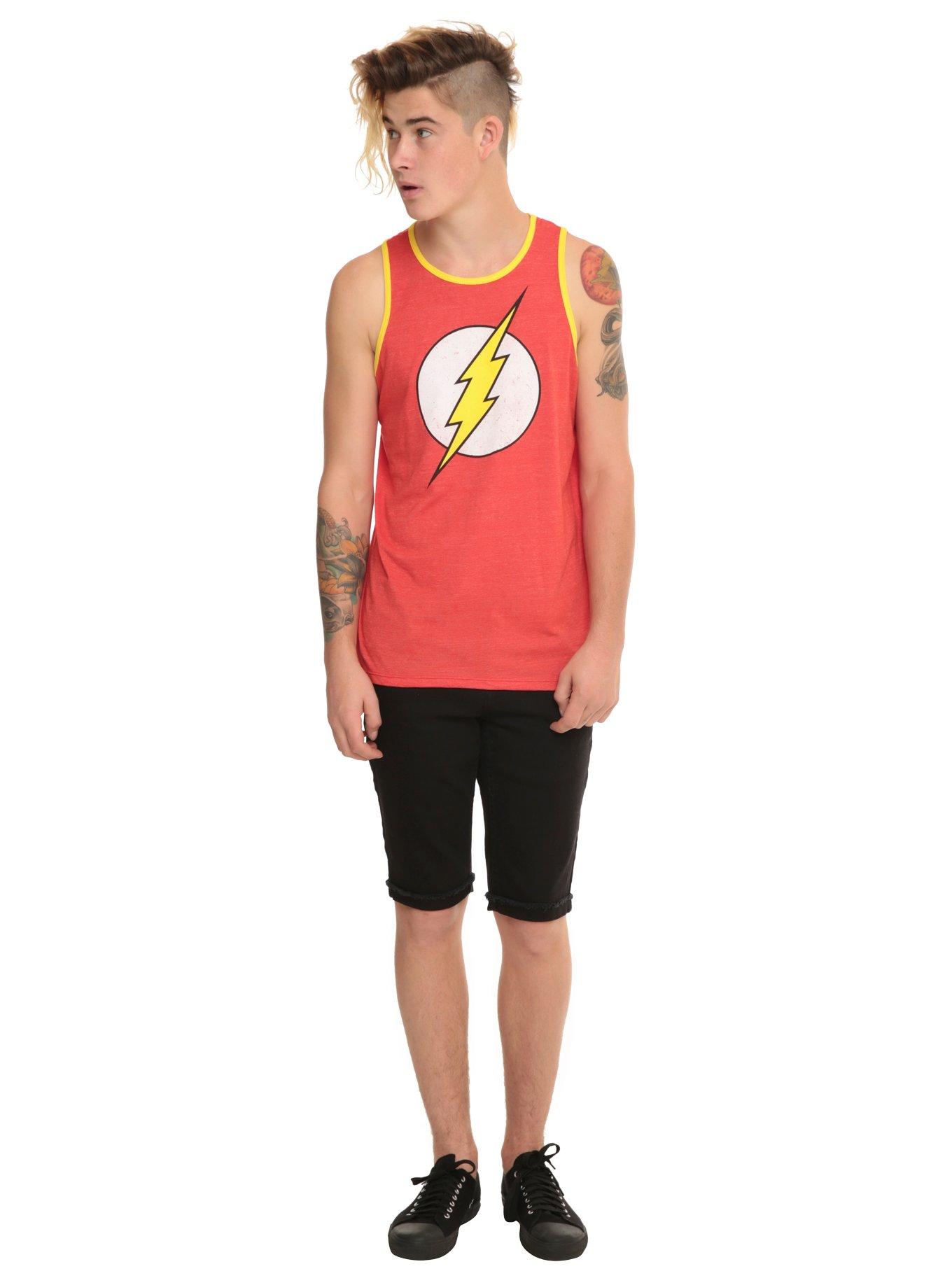 DC Comics The Flash Logo Tank Top, , alternate