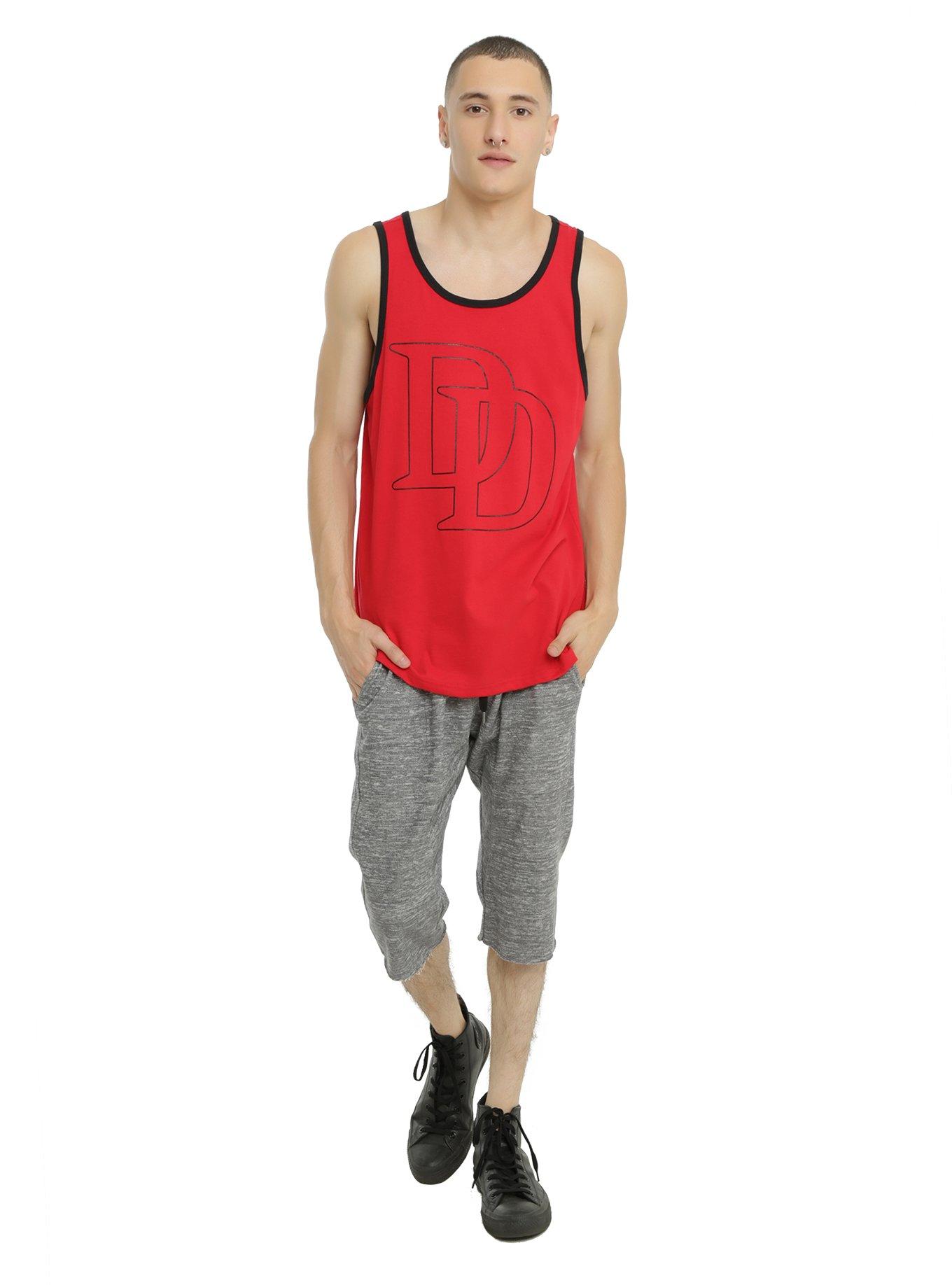 Marvel Daredevil Logo Tank Top, , alternate