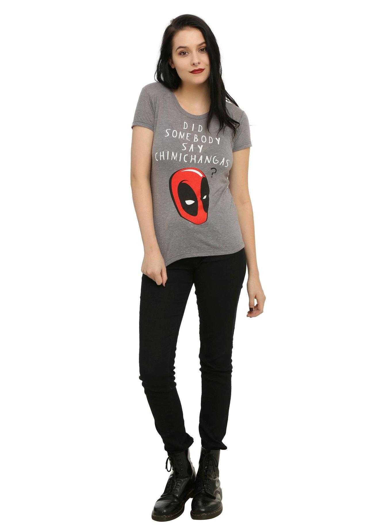 Marvel Deadpool Chimichangas? Girls T-Shirt, , alternate