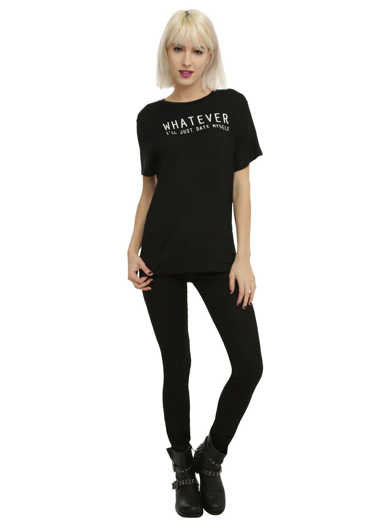 Date Myself Girls T-Shirt, , alternate - view 3