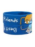 Adventure Time Jake & Finn Best Friends Rubber Bracelet Set, , alternate