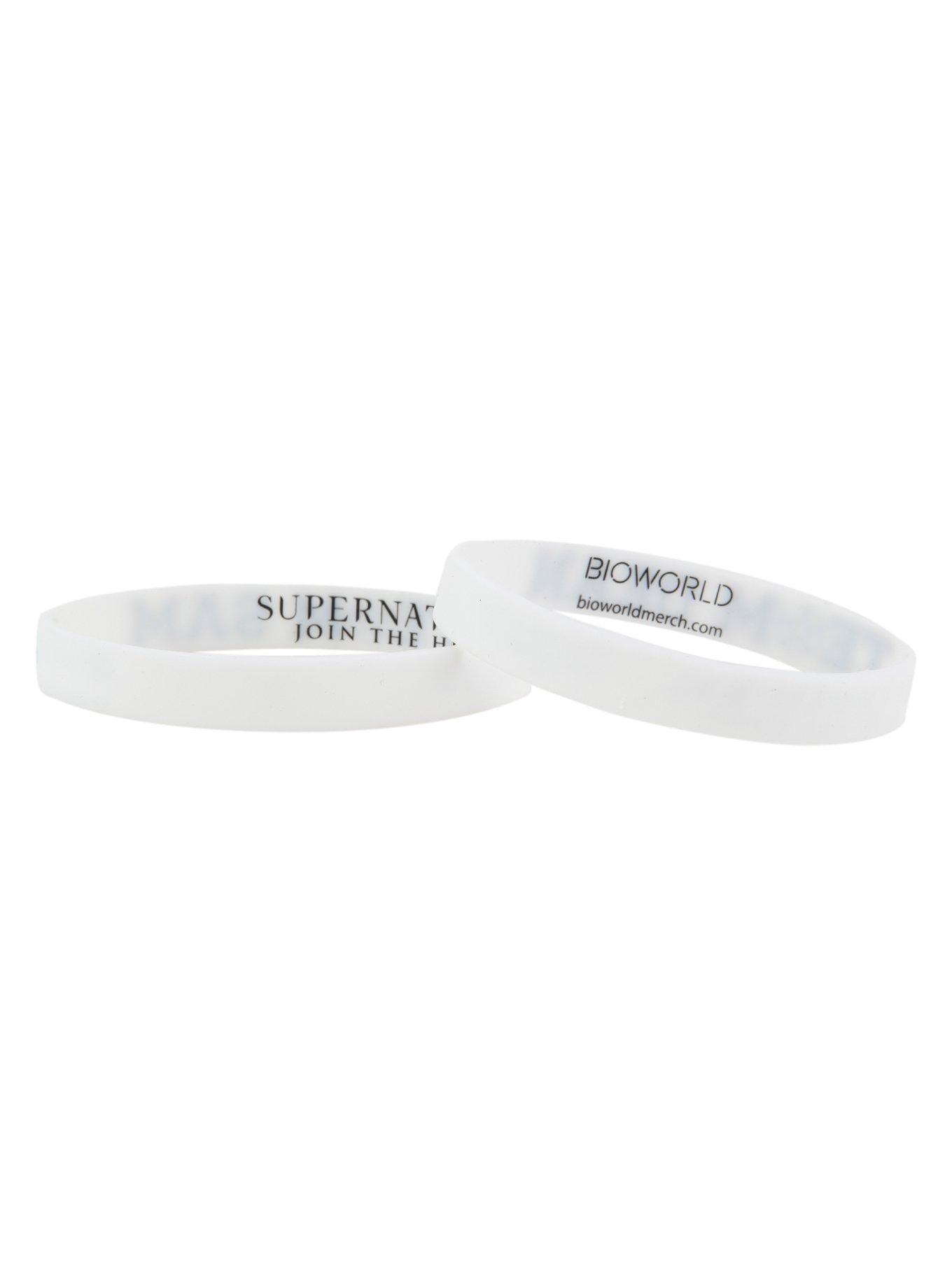 Supernatural Team Sam Team Dean Rubber Bracelet 2 Pack, , alternate