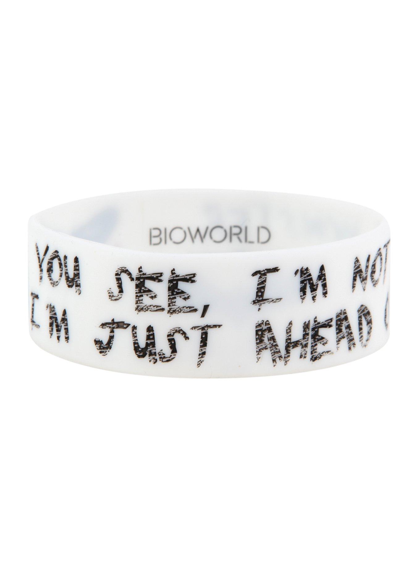 DC Comics Batman The Dark Knight Joker Monster Rubber Bracelet, , alternate