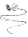 Disney Alice In Wonderland Curiouser And Curiouser Stained Glass Locket Necklace, , alternate