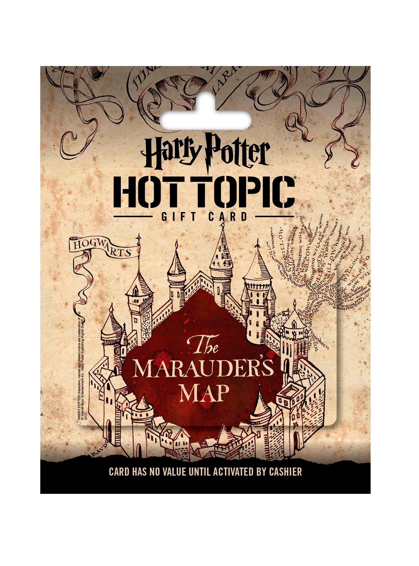 Harry Potter The Marauder's Map $75 Gift Card, , alternate