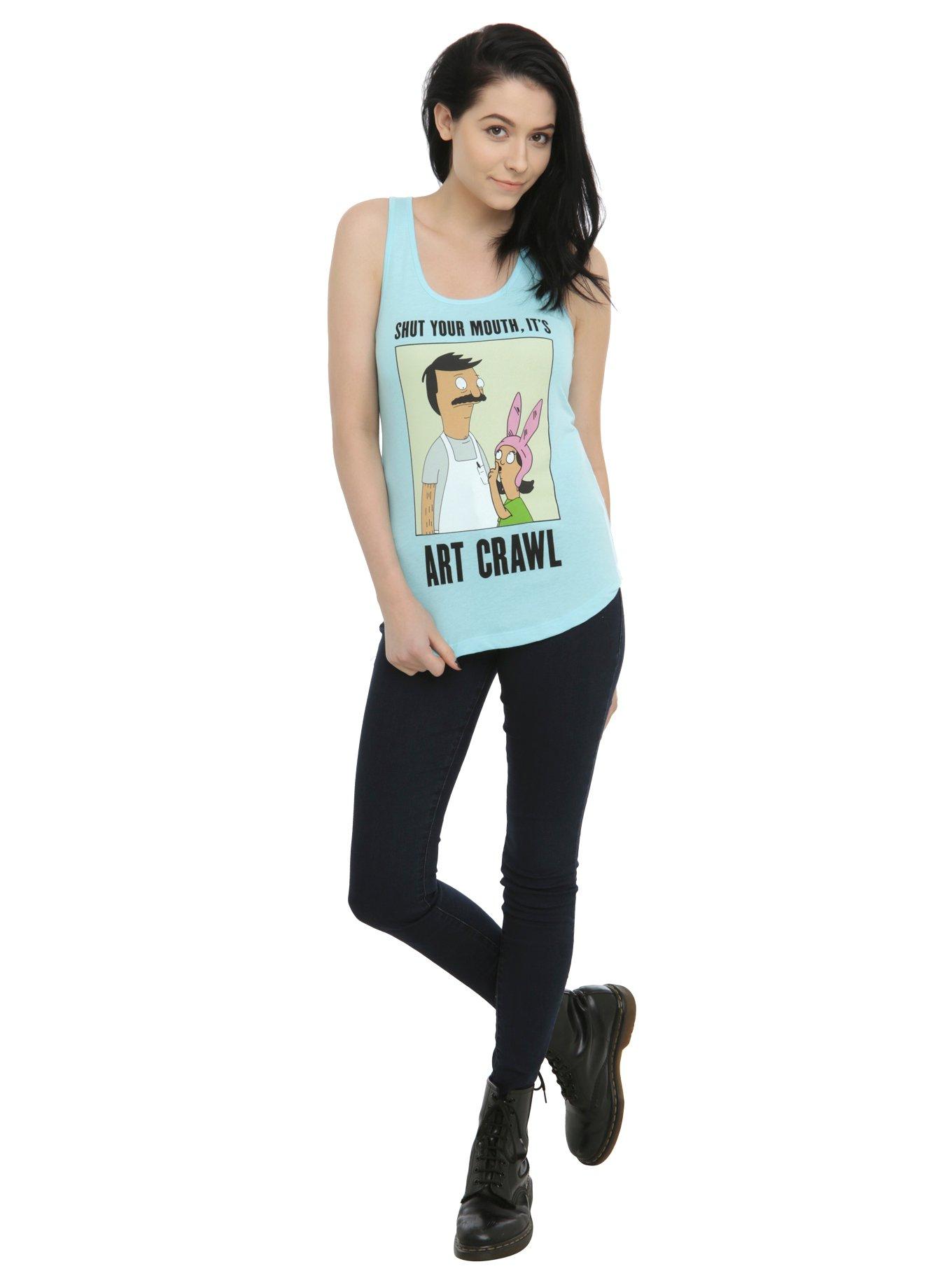 Bob's Burgers Art Crawl Girls Tank Top, , alternate