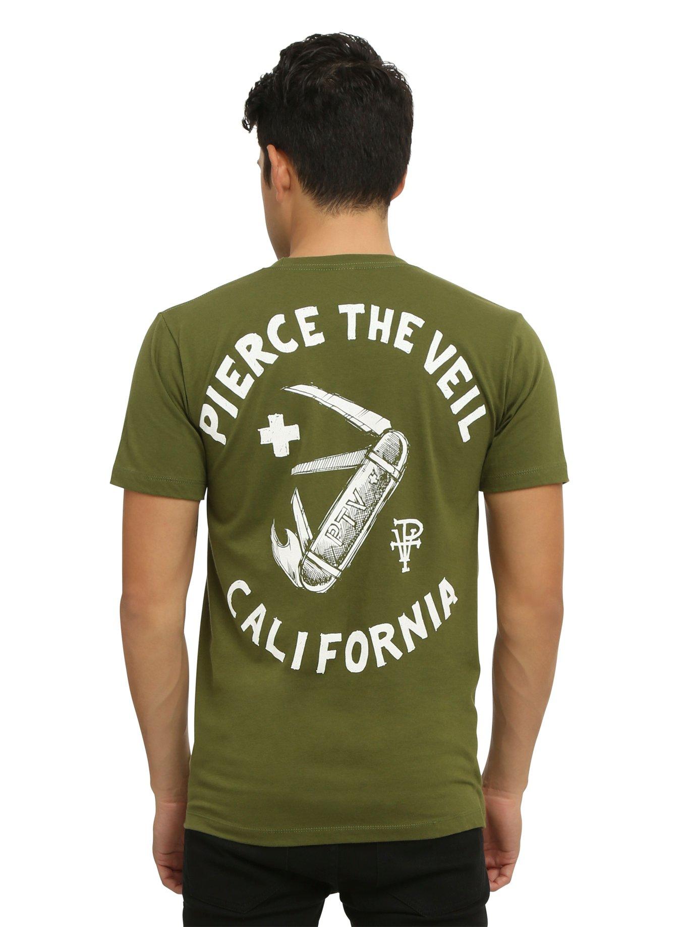 Pierce The Veil Camp Crew T-Shirt, , alternate