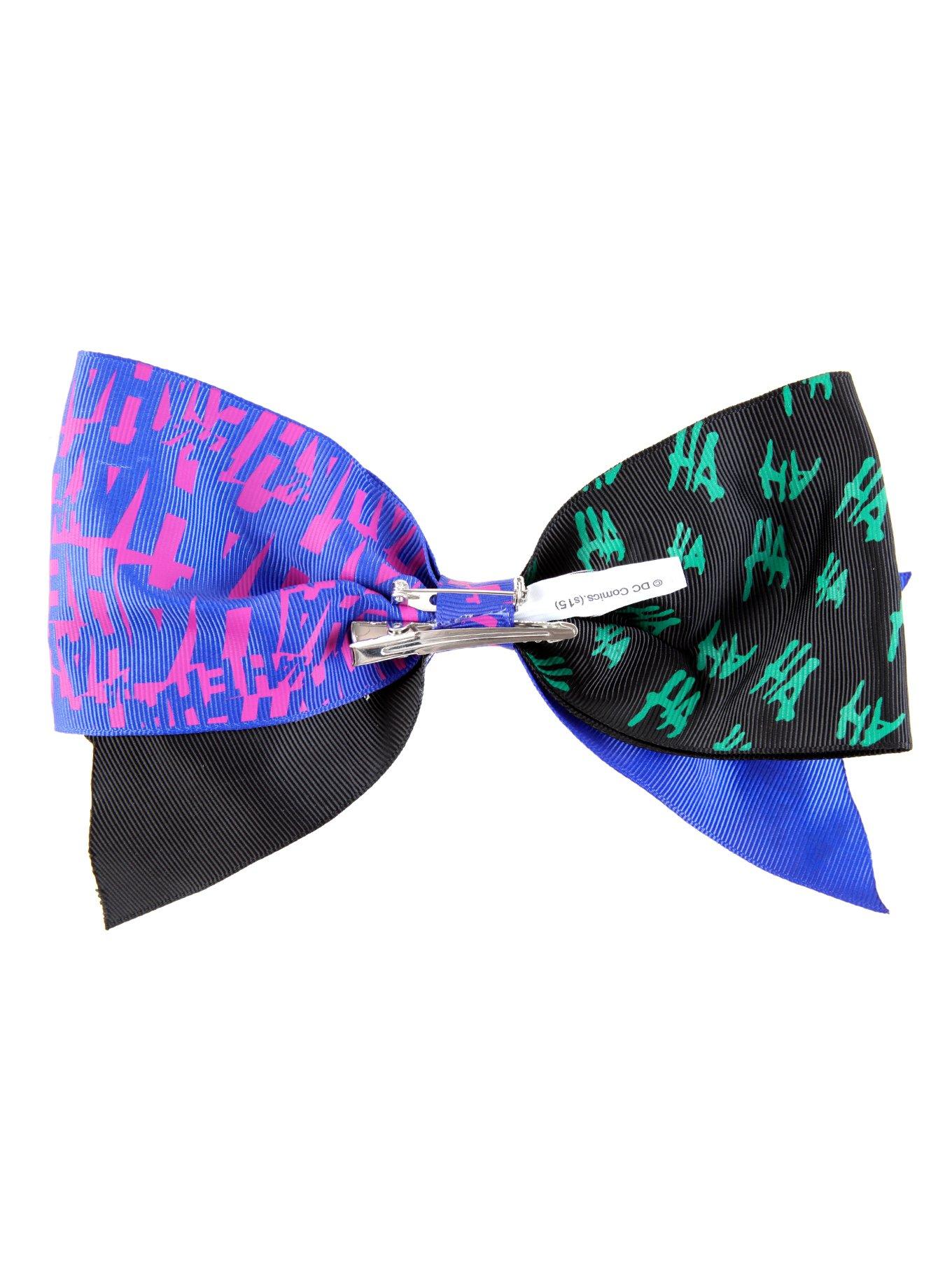 DC Comics The Joker Large Cheer Hair Bow, , alternate