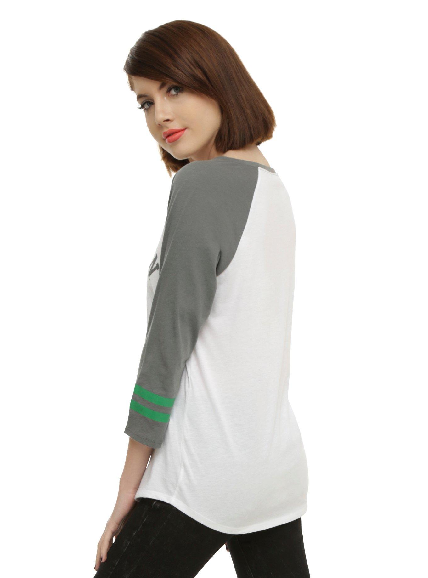 Harry Potter Slytherin Quidditch Girls Raglan, , alternate - view 2