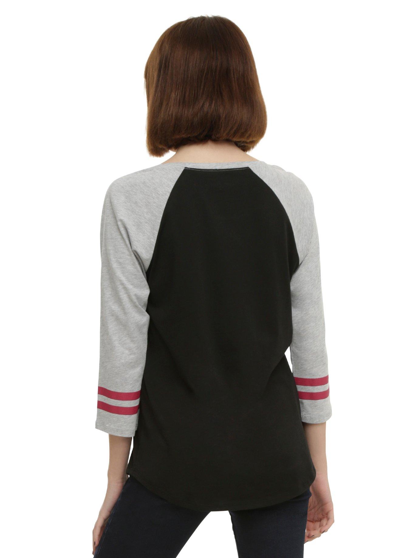 Harry Potter Gryffindor Quidditch Team Captain Girls Raglan, , alternate