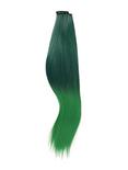 Teal & Green Ombre Clip-In Hair Extension, , alternate