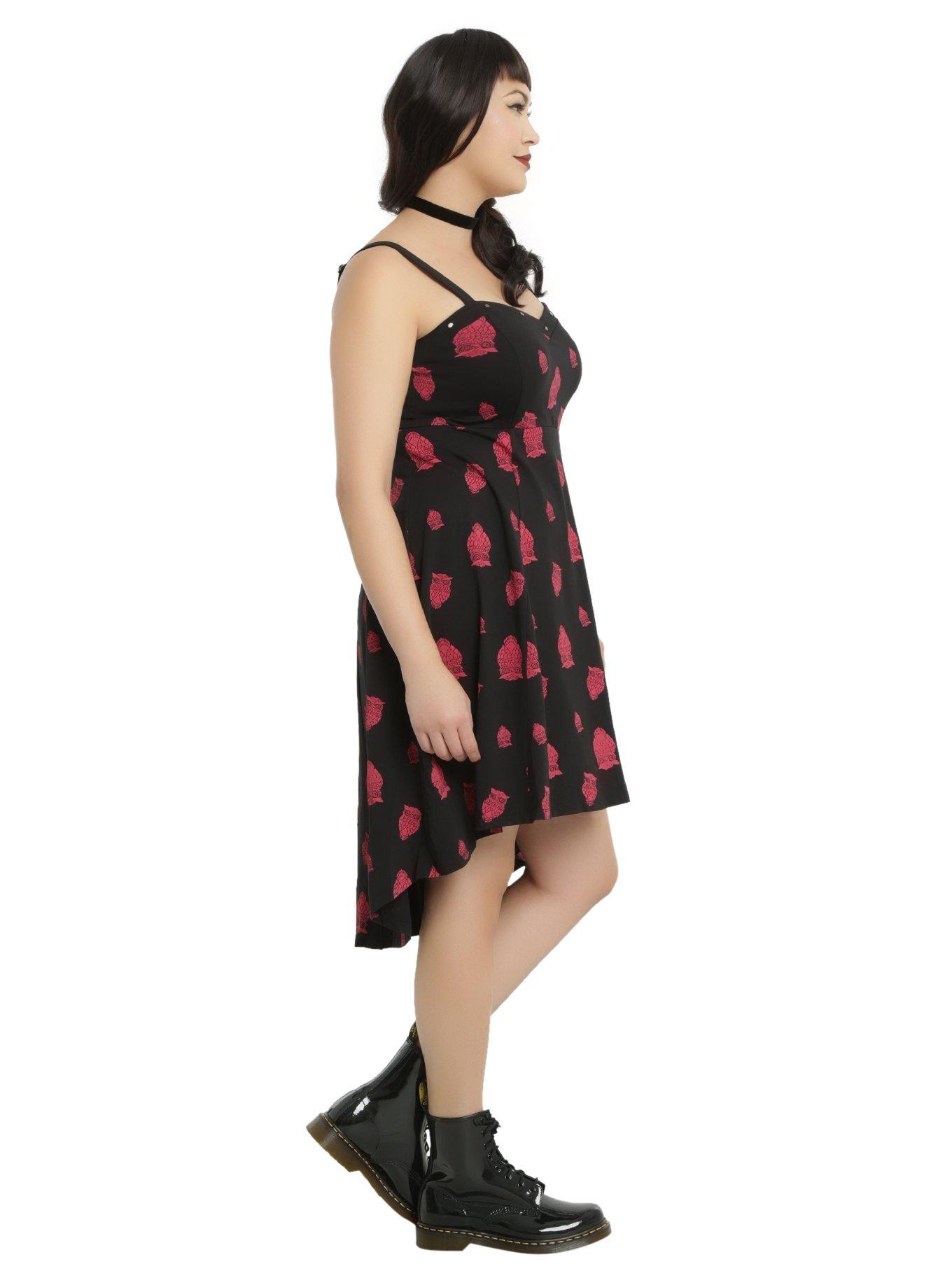 Royal Bones By Tripp Red Owl Hi-Low Hem Dress Plus Size, , alternate