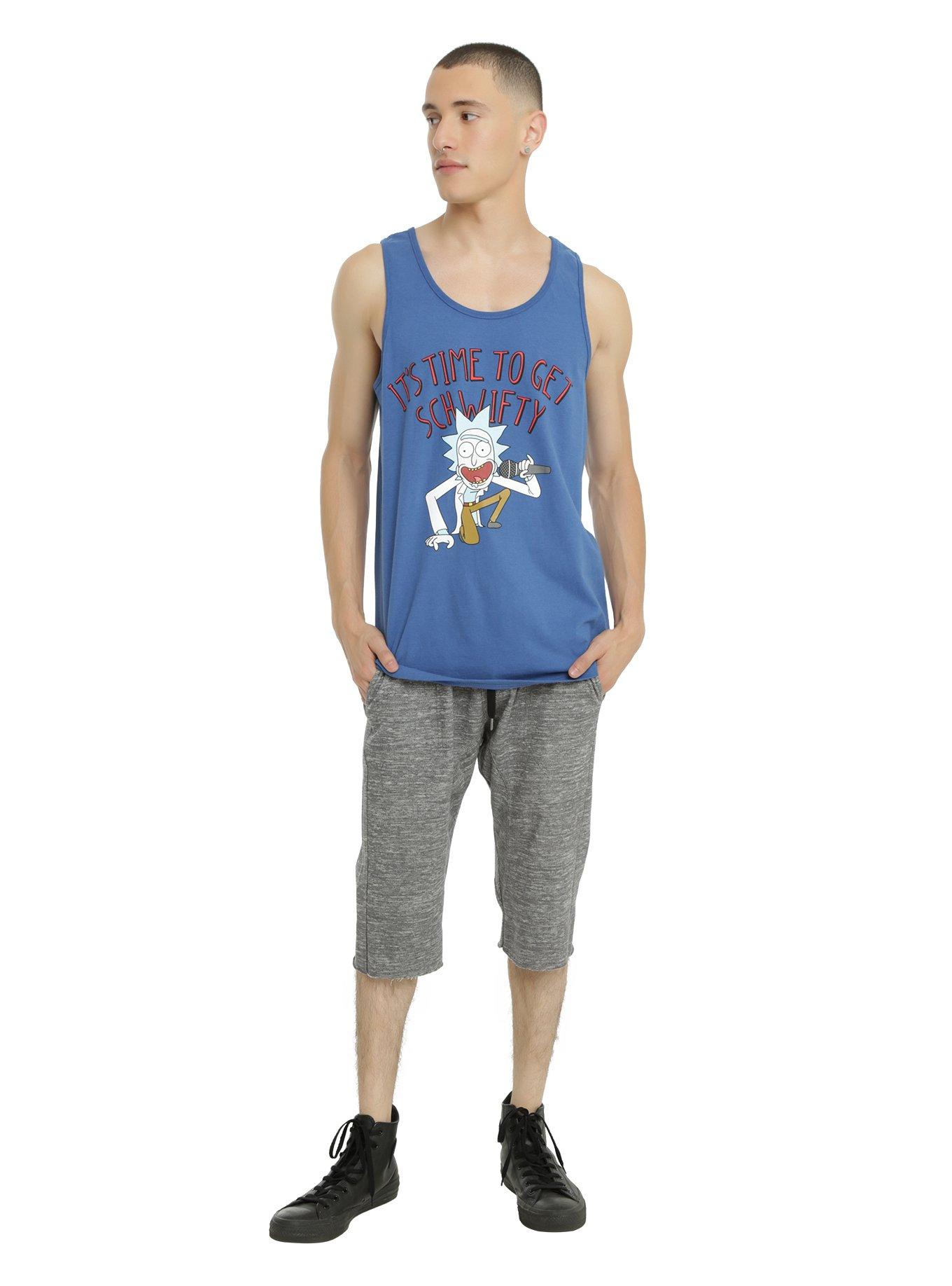 Rick And Morty Get Schwifty Tank Top, , alternate