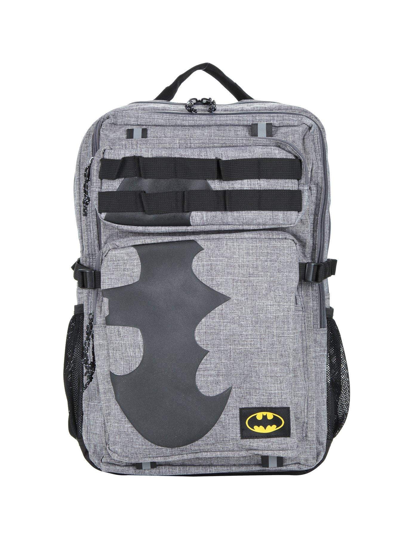 DC Comics Batman Vertical Logo Backpack, , alternate