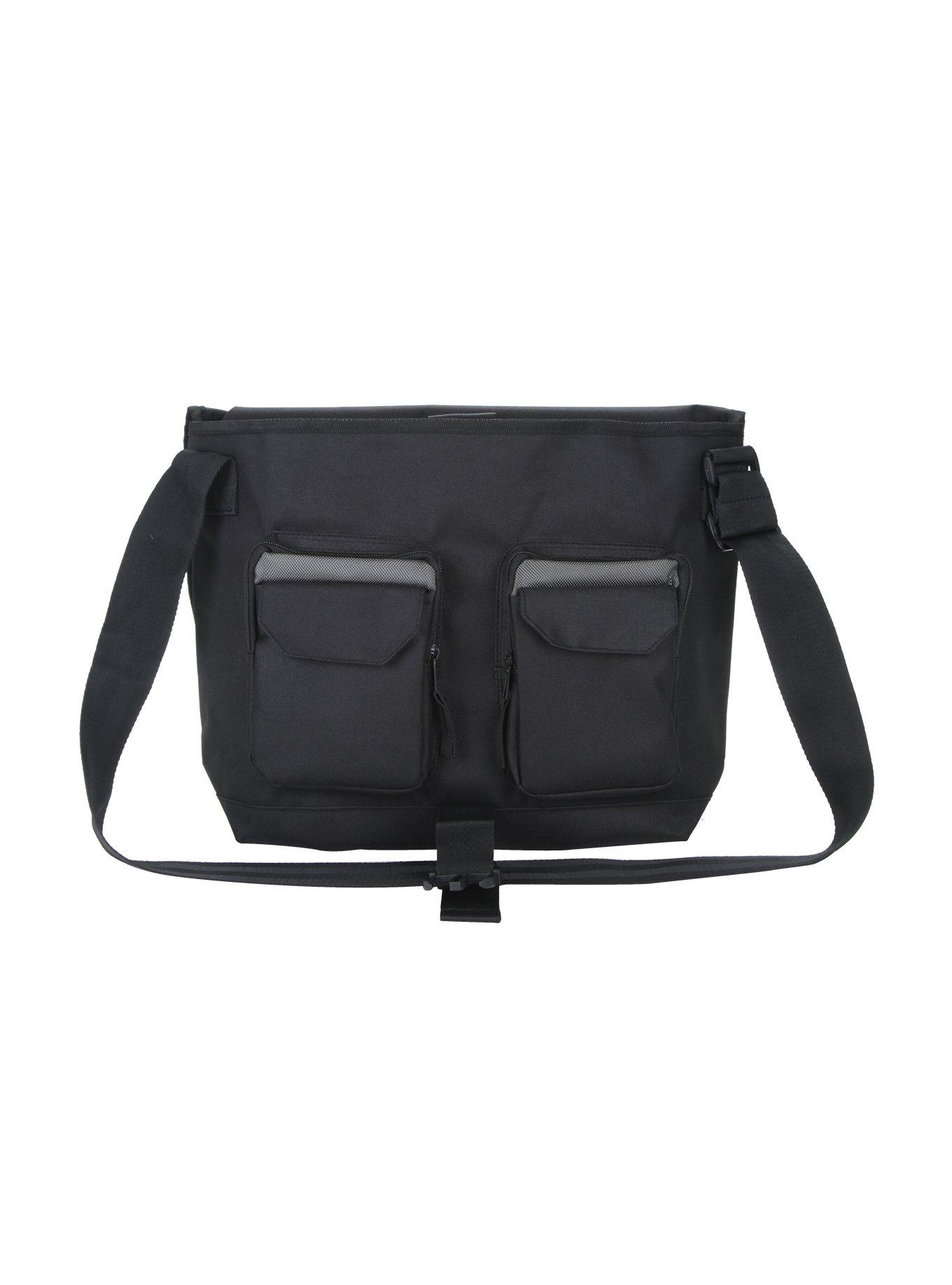 DC Comics Batman Ballistic Messenger Bag, , alternate