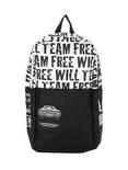 Supernatural Team Free Will Flat Front Backpack, , alternate