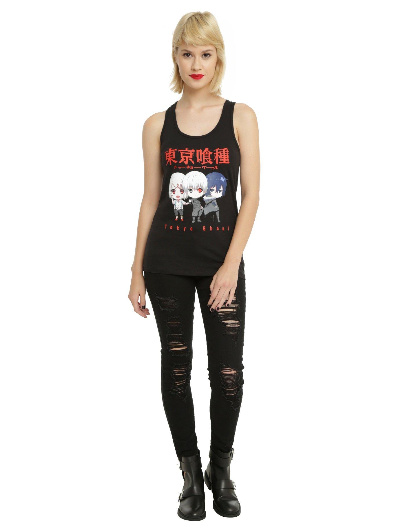 Tokyo Ghoul Chibi Characters Girls Tank Top, , alternate