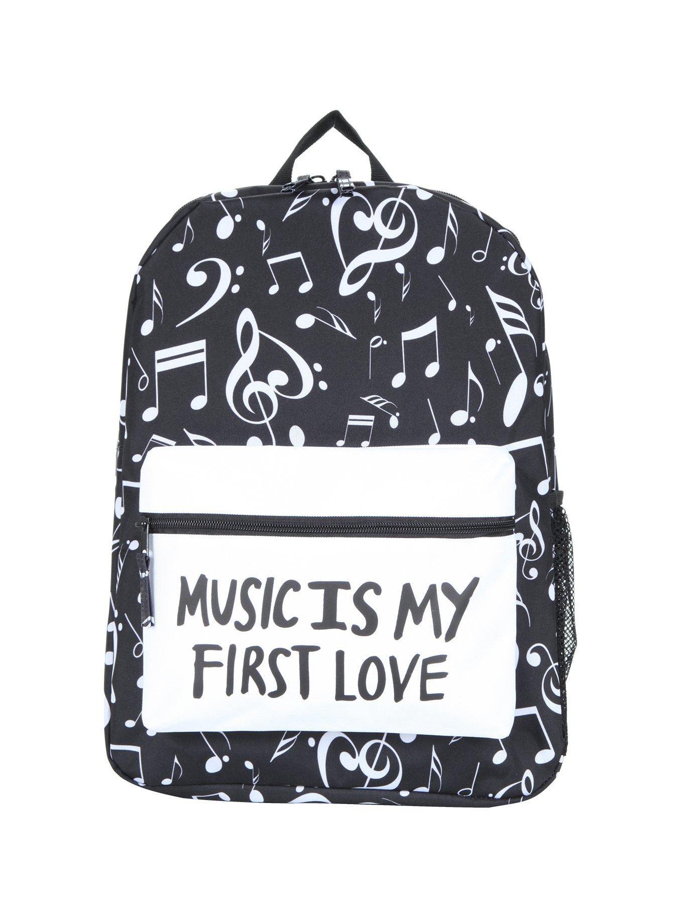 Music Is My First Love Backpack, , alternate