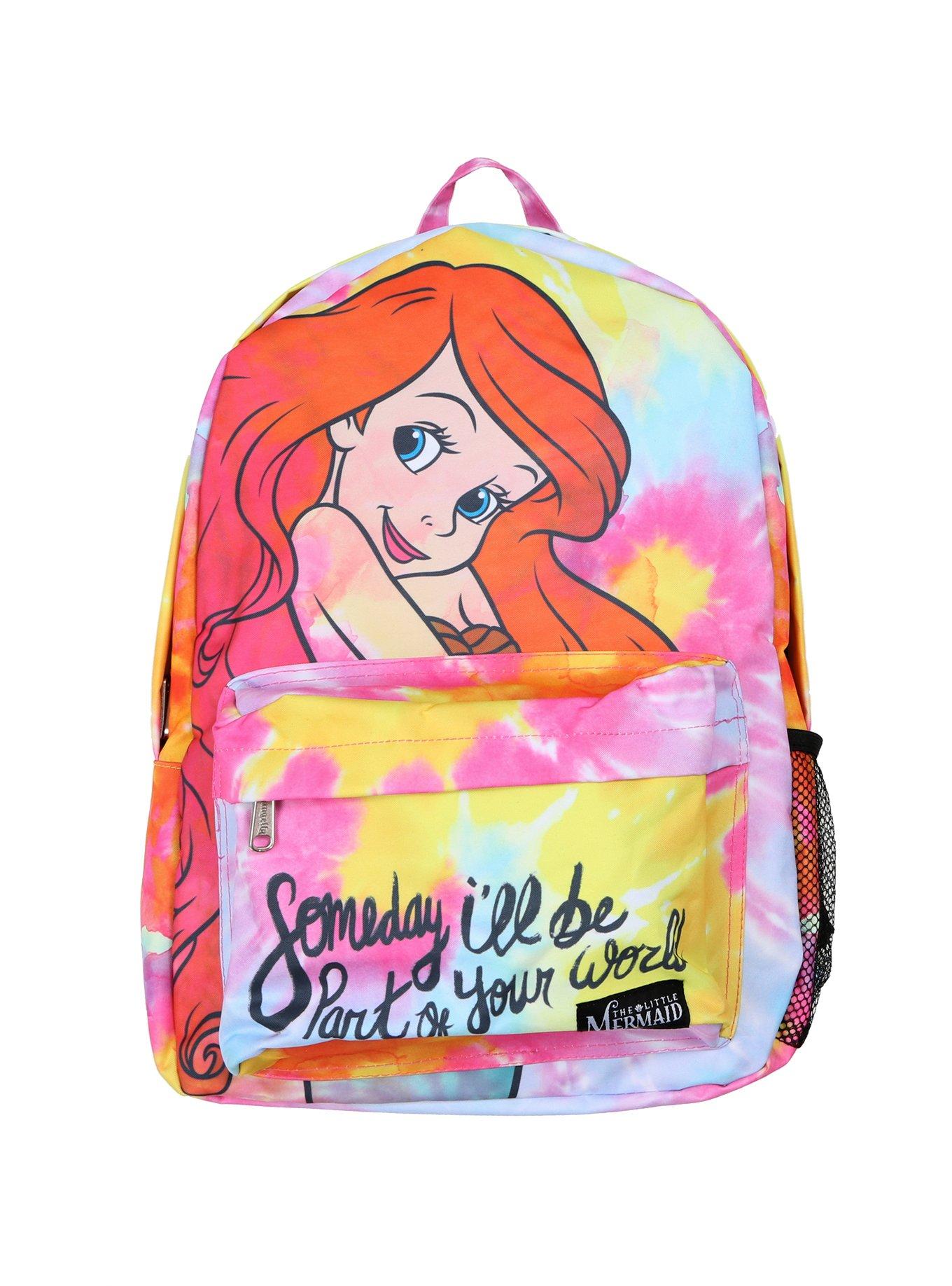 Loungefly Disney The Little Mermaid Ariel Tie Dye Backpack, , alternate