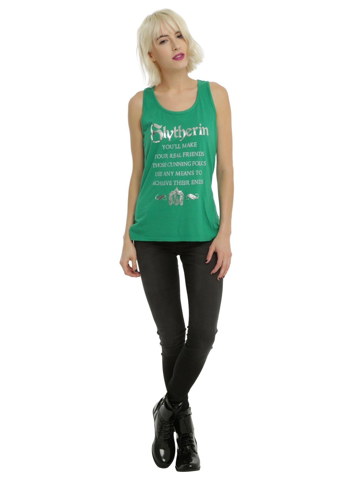 Harry Potter Slytherin Sorting Hat Girls Tank Top, , alternate - view 3