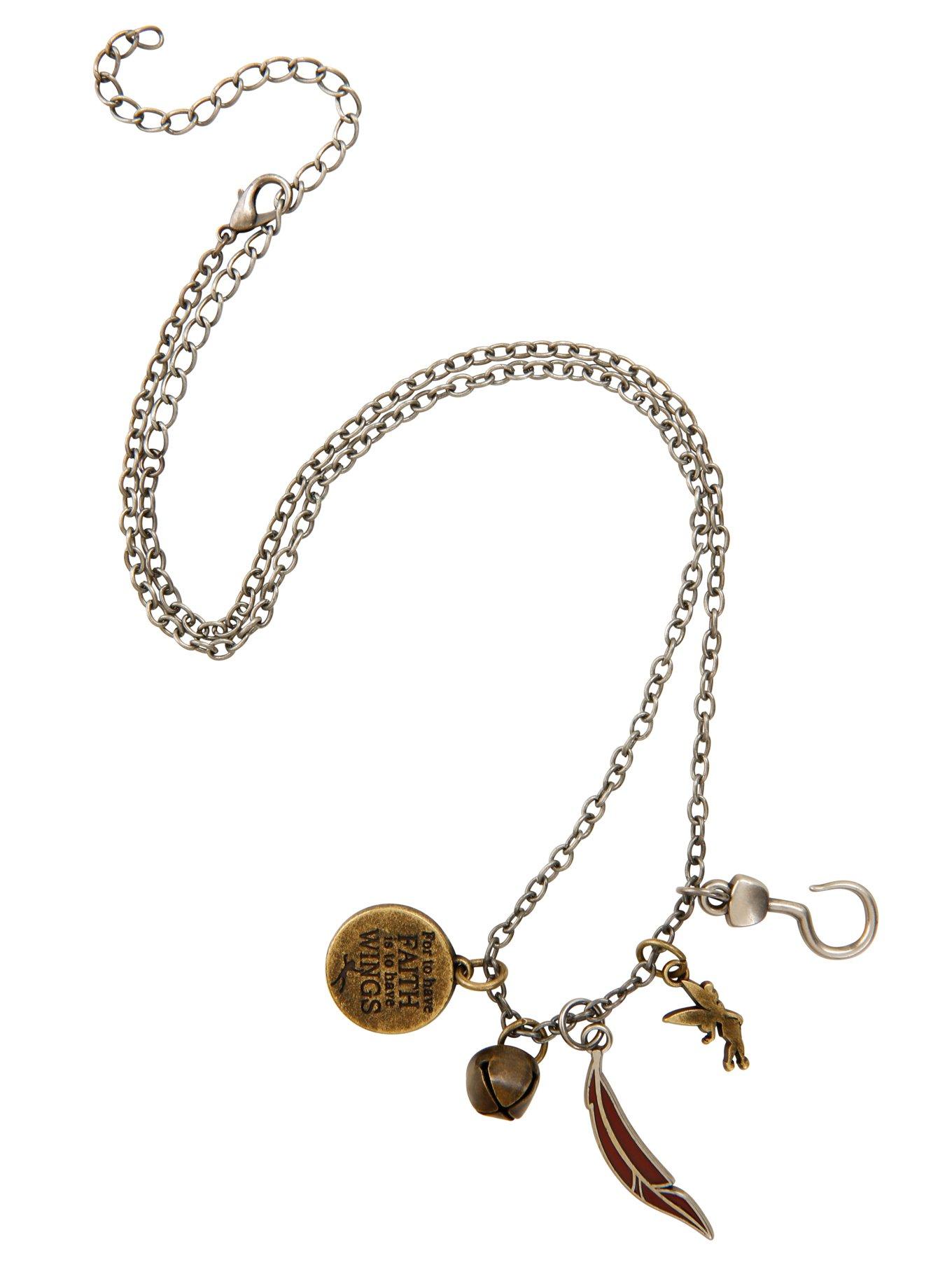 Disney Peter Pan Interchangeable Charm Necklace, , alternate