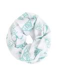 Fall Out Boy FOB Print Infinity Scarf, , alternate
