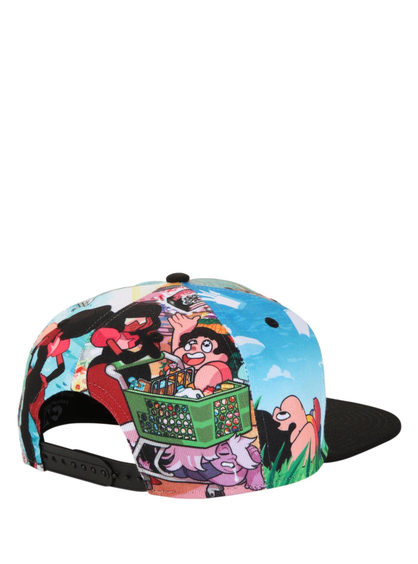 Steven Universe Star Allover Sublimation Snapback Hat, , alternate