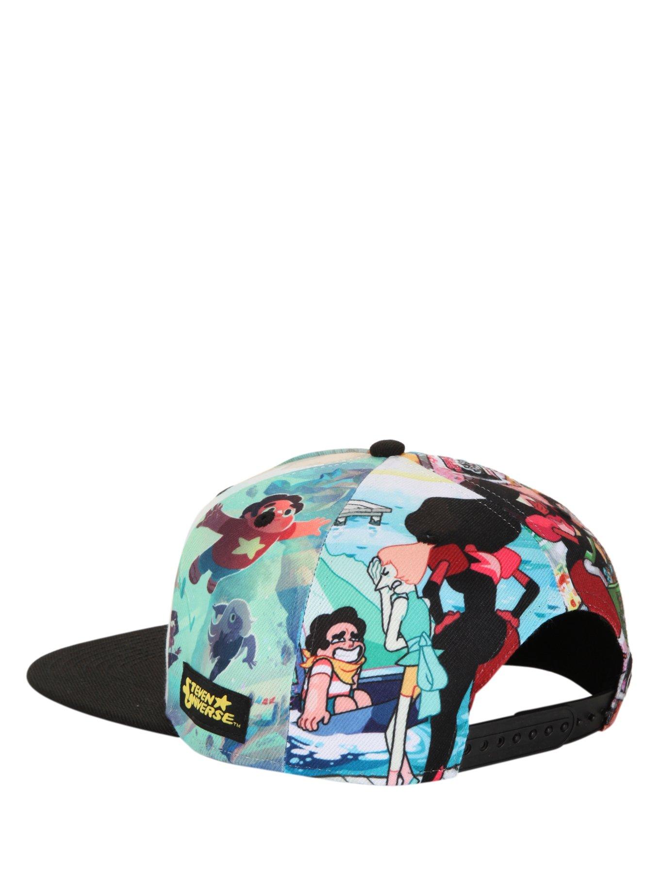 Steven Universe Star Allover Sublimation Snapback Hat, , alternate