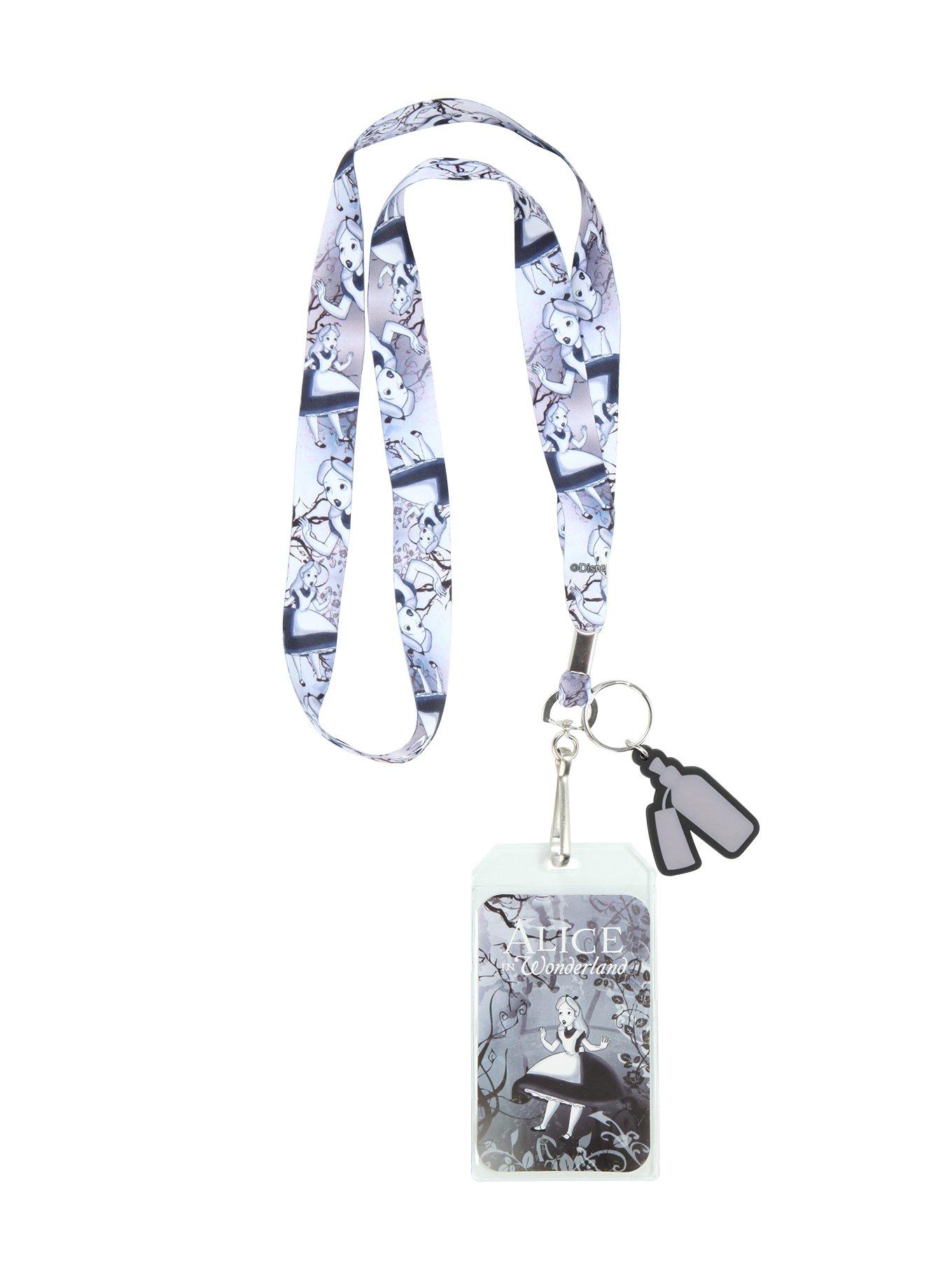 Disney Alice In Wonderland Alice Falling Lanyard, , alternate