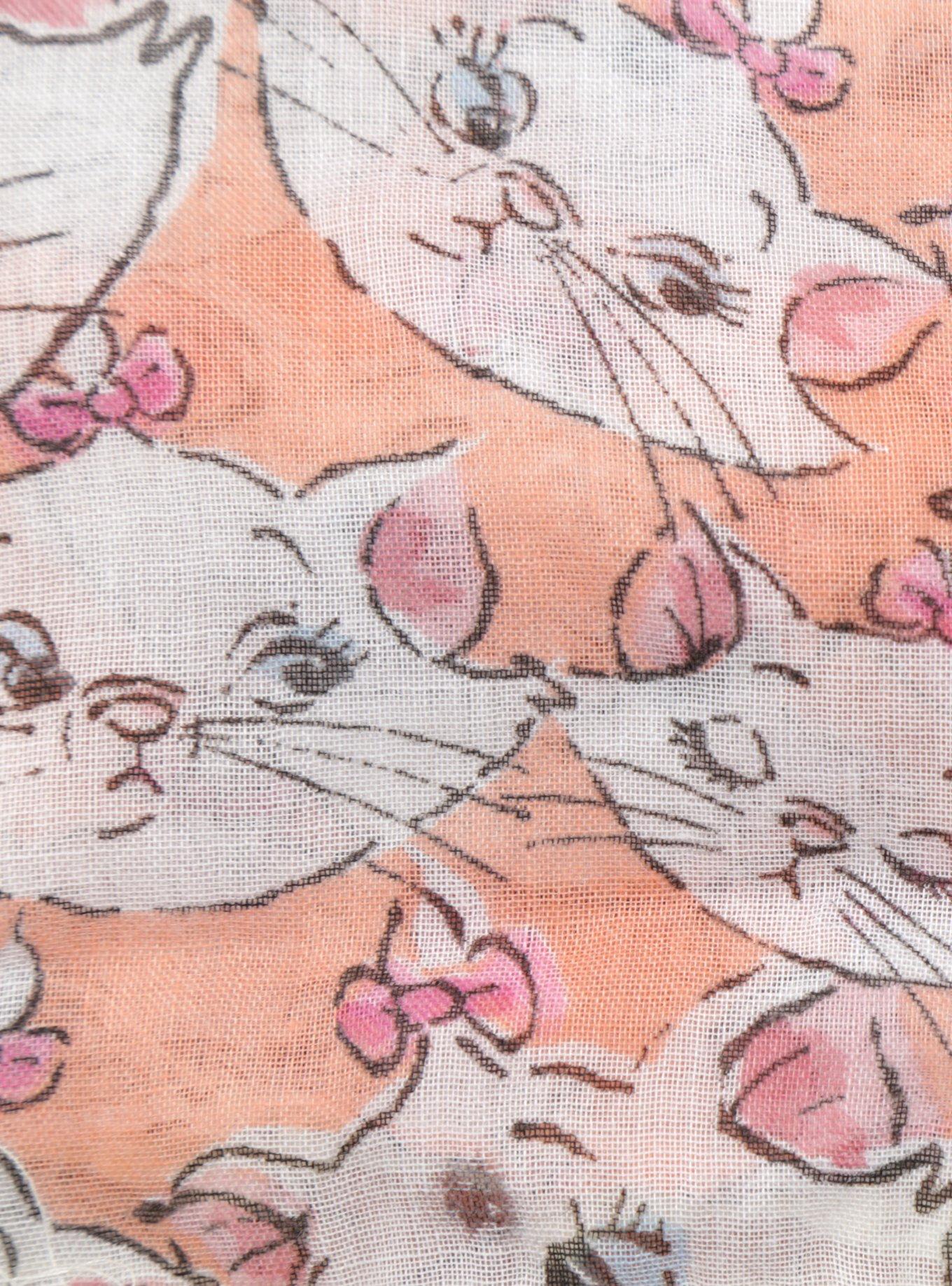 Disney Aristocats Marie Fringe Infinity Scarf, , alternate