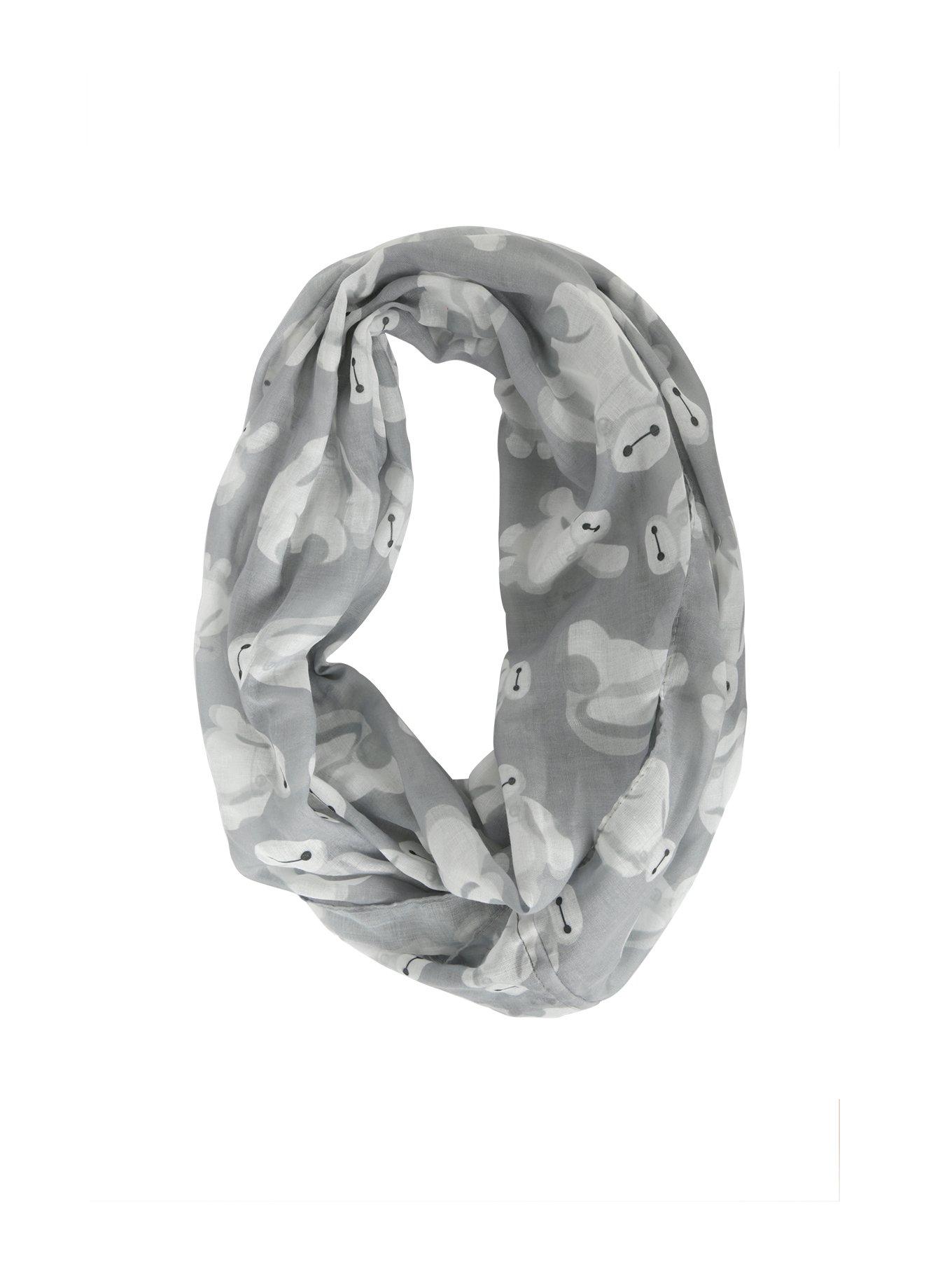 Disney Big Hero 6 Baymax Grey Infinity Scarf, , alternate