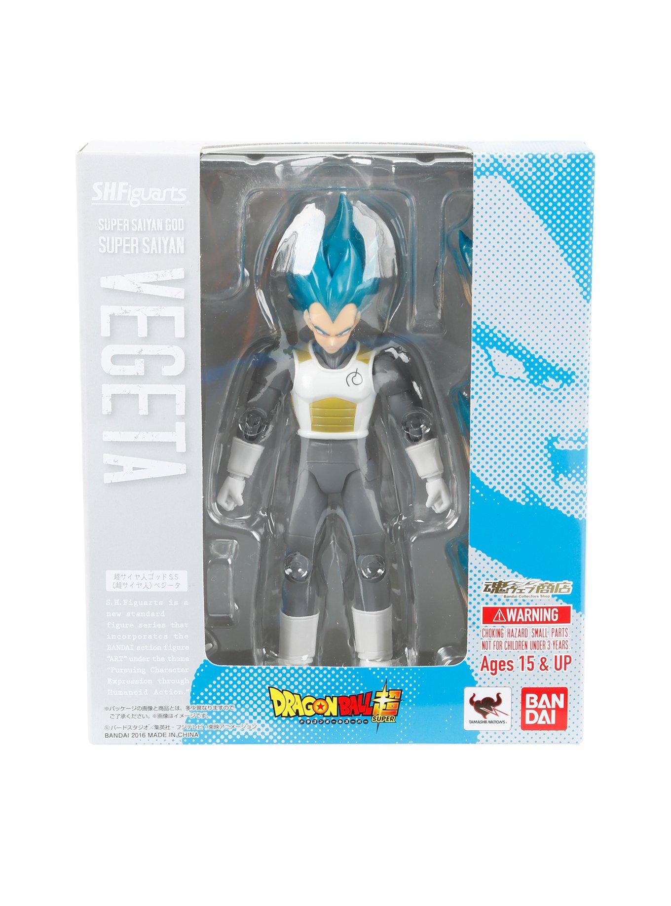 S.H. Figuarts Dragon Ball Z Super Saiyan God Super Saiyan Vegeta Action Figure, , alternate