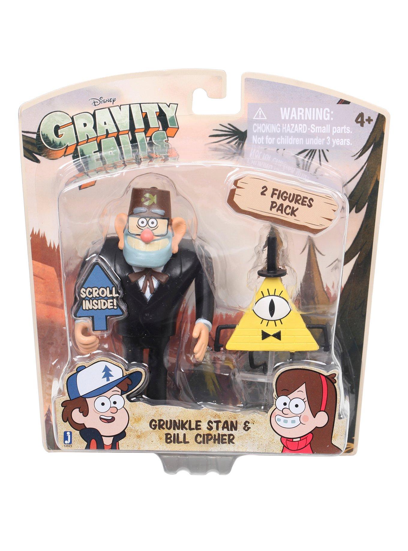 Disney Gravity Falls Grunkle Stan & Bill Cipher Action Figure 2-Pack